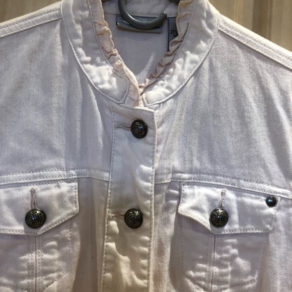 Pale Pink Chico’s Jean Jacket - Picture 3 of 7